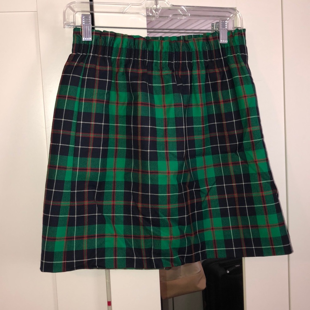 JCrew plaid skirt